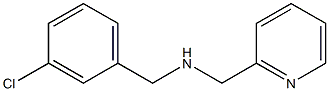 [(3-chlorophenyl)methyl](pyridin-2-ylmethyl)amine Struktur