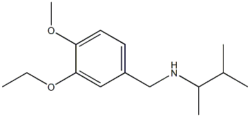 [(3-ethoxy-4-methoxyphenyl)methyl](3-methylbutan-2-yl)amine Struktur