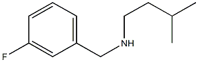 [(3-fluorophenyl)methyl](3-methylbutyl)amine Struktur