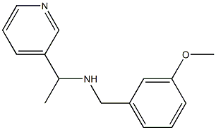 [(3-methoxyphenyl)methyl][1-(pyridin-3-yl)ethyl]amine Struktur