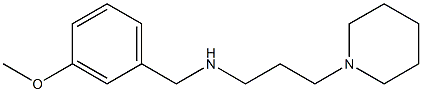 [(3-methoxyphenyl)methyl][3-(piperidin-1-yl)propyl]amine Struktur