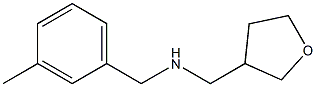 [(3-methylphenyl)methyl](oxolan-3-ylmethyl)amine Struktur