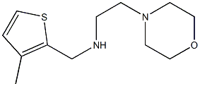 [(3-methylthiophen-2-yl)methyl][2-(morpholin-4-yl)ethyl]amine Struktur