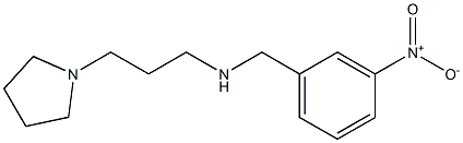 [(3-nitrophenyl)methyl][3-(pyrrolidin-1-yl)propyl]amine Struktur