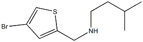 [(4-bromothiophen-2-yl)methyl](3-methylbutyl)amine Struktur