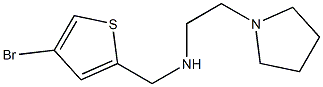 [(4-bromothiophen-2-yl)methyl][2-(pyrrolidin-1-yl)ethyl]amine Struktur