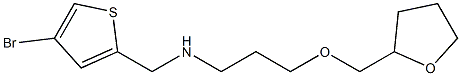 [(4-bromothiophen-2-yl)methyl][3-(oxolan-2-ylmethoxy)propyl]amine Struktur