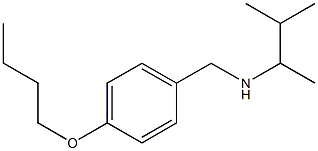 [(4-butoxyphenyl)methyl](3-methylbutan-2-yl)amine Struktur