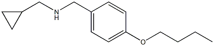 [(4-butoxyphenyl)methyl](cyclopropylmethyl)amine Struktur