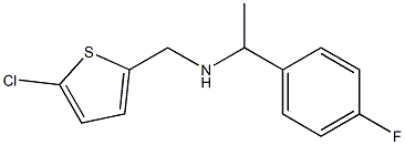 [(5-chlorothiophen-2-yl)methyl][1-(4-fluorophenyl)ethyl]amine Struktur