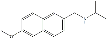 [(6-methoxynaphthalen-2-yl)methyl](propan-2-yl)amine Struktur