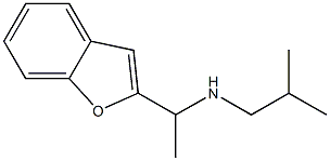 [1-(1-benzofuran-2-yl)ethyl](2-methylpropyl)amine Struktur