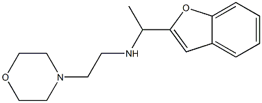 [1-(1-benzofuran-2-yl)ethyl][2-(morpholin-4-yl)ethyl]amine Struktur