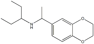 [1-(2,3-dihydro-1,4-benzodioxin-6-yl)ethyl](pentan-3-yl)amine Struktur