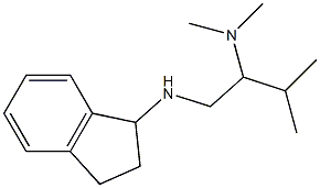 [1-(2,3-dihydro-1H-inden-1-ylamino)-3-methylbutan-2-yl]dimethylamine Struktur