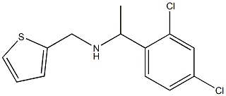 [1-(2,4-dichlorophenyl)ethyl](thiophen-2-ylmethyl)amine Struktur