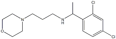 [1-(2,4-dichlorophenyl)ethyl][3-(morpholin-4-yl)propyl]amine Struktur