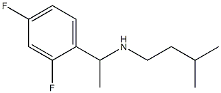 [1-(2,4-difluorophenyl)ethyl](3-methylbutyl)amine Struktur