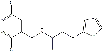 [1-(2,5-dichlorophenyl)ethyl][4-(furan-2-yl)butan-2-yl]amine Struktur