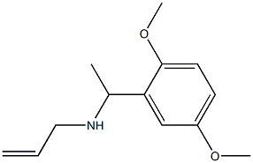 [1-(2,5-dimethoxyphenyl)ethyl](prop-2-en-1-yl)amine Struktur