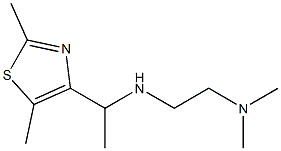 [1-(2,5-dimethyl-1,3-thiazol-4-yl)ethyl][2-(dimethylamino)ethyl]amine Struktur