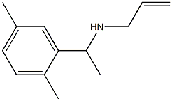 [1-(2,5-dimethylphenyl)ethyl](prop-2-en-1-yl)amine Struktur