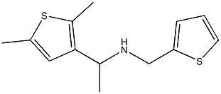 [1-(2,5-dimethylthiophen-3-yl)ethyl](thiophen-2-ylmethyl)amine Struktur