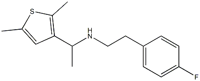 [1-(2,5-dimethylthiophen-3-yl)ethyl][2-(4-fluorophenyl)ethyl]amine Struktur