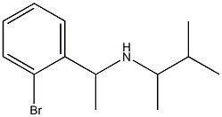 [1-(2-bromophenyl)ethyl](3-methylbutan-2-yl)amine Struktur