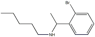 [1-(2-bromophenyl)ethyl](pentyl)amine Struktur