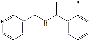 [1-(2-bromophenyl)ethyl](pyridin-3-ylmethyl)amine Struktur