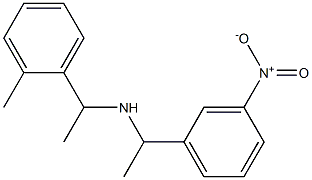 [1-(2-methylphenyl)ethyl][1-(3-nitrophenyl)ethyl]amine Struktur