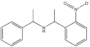 [1-(2-nitrophenyl)ethyl](1-phenylethyl)amine Struktur