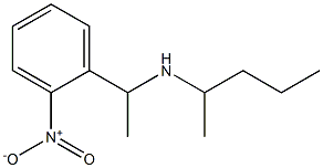 [1-(2-nitrophenyl)ethyl](pentan-2-yl)amine Struktur