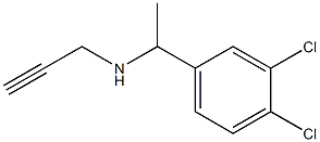 [1-(3,4-dichlorophenyl)ethyl](prop-2-yn-1-yl)amine Struktur