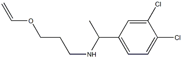 [1-(3,4-dichlorophenyl)ethyl][3-(ethenyloxy)propyl]amine Struktur