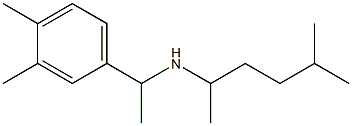 [1-(3,4-dimethylphenyl)ethyl](5-methylhexan-2-yl)amine Struktur