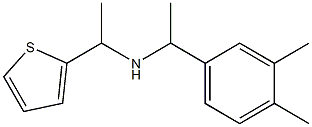 [1-(3,4-dimethylphenyl)ethyl][1-(thiophen-2-yl)ethyl]amine Struktur