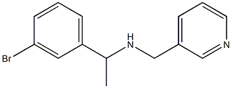 [1-(3-bromophenyl)ethyl](pyridin-3-ylmethyl)amine Struktur