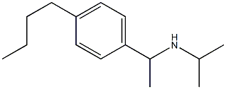 [1-(4-butylphenyl)ethyl](propan-2-yl)amine Struktur