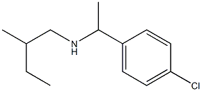 [1-(4-chlorophenyl)ethyl](2-methylbutyl)amine Struktur