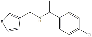 [1-(4-chlorophenyl)ethyl](thiophen-3-ylmethyl)amine Struktur