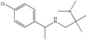 [1-(4-chlorophenyl)ethyl][2-(dimethylamino)-2-methylpropyl]amine Struktur