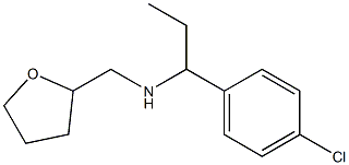 [1-(4-chlorophenyl)propyl](oxolan-2-ylmethyl)amine Struktur