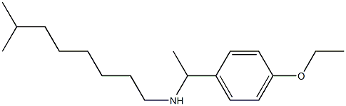 [1-(4-ethoxyphenyl)ethyl](7-methyloctyl)amine Struktur