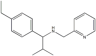 [1-(4-ethylphenyl)-2-methylpropyl](pyridin-2-ylmethyl)amine Struktur