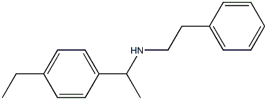 [1-(4-ethylphenyl)ethyl](2-phenylethyl)amine Struktur