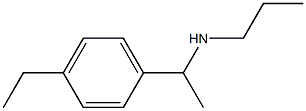 [1-(4-ethylphenyl)ethyl](propyl)amine Struktur