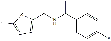 [1-(4-fluorophenyl)ethyl][(5-methylthiophen-2-yl)methyl]amine Struktur