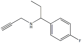 [1-(4-fluorophenyl)propyl](prop-2-yn-1-yl)amine Struktur